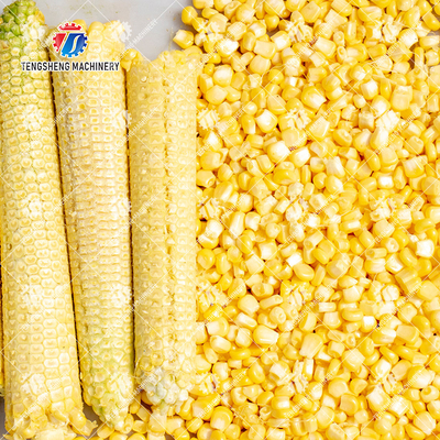 Stainless Steel Sweet Corn Skin Peeler And Thresher Machine Corn Kernel Husking