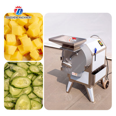1.5KW 220V Vegetable Processing Machine Electric Commercial Fruit And Vegetable Cutter