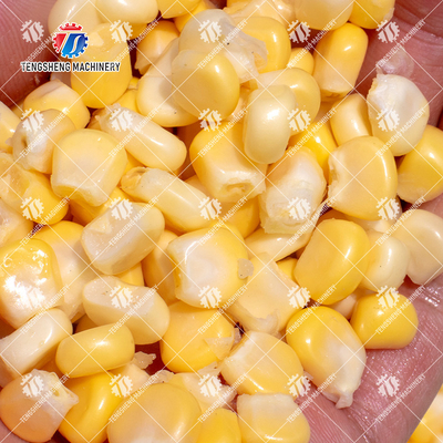 Stainless Steel Sweet Corn Skin Peeler And Thresher Machine Corn Kernel Husking