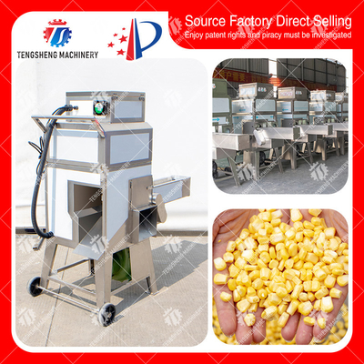 Stainless Steel Sweet Corn Skin Peeler And Thresher Machine Corn Kernel Husking