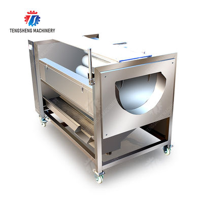 Ginger Potato Carrot Taro Sweet potato Yam Saiko persimmon Papaya Brush cleaning and peeling machine Wash Washer Washing Cleaning Dryer Frozen  processing production Destoning